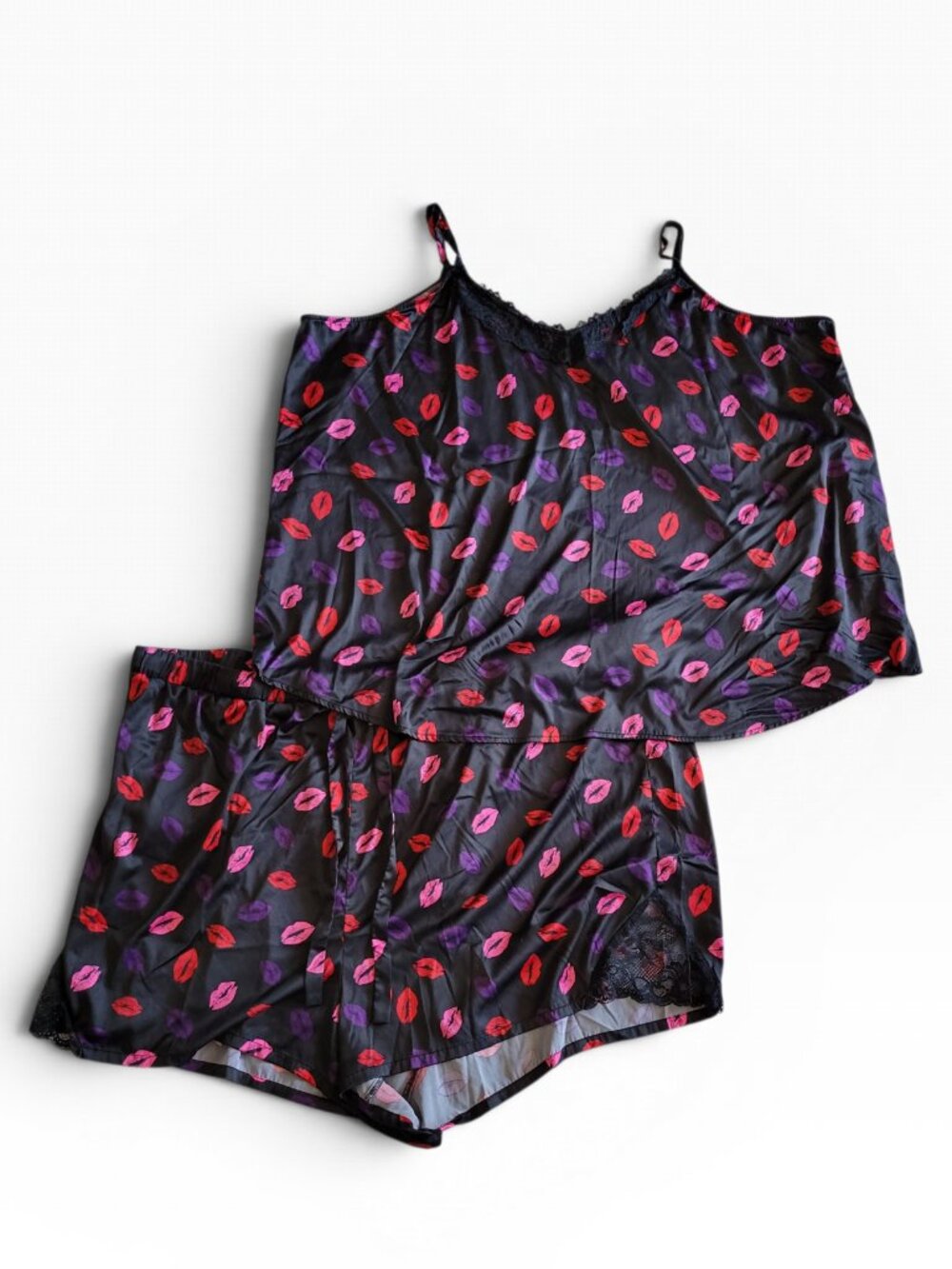 Torrid Dream Satin Lace Trim Pajama Set (Size 5X) - Picture 3 of 6